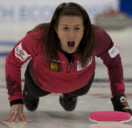 Winnipeg Mb. Tim Hortons Roar of the Rings 2013 skip Heather Nedhoin.CCA/michael burns photo
