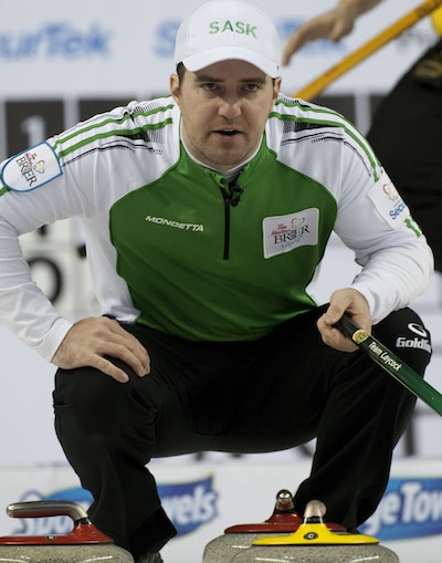 Saskatchewan skip Steve Laycock. (Photo, Curling Canada/Michael Burns)
