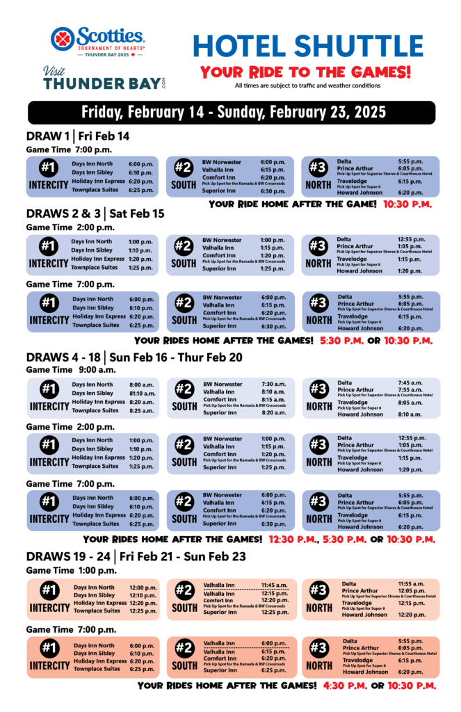 2025 Scotties Tournament of Hearts About the Event/Visitor Info