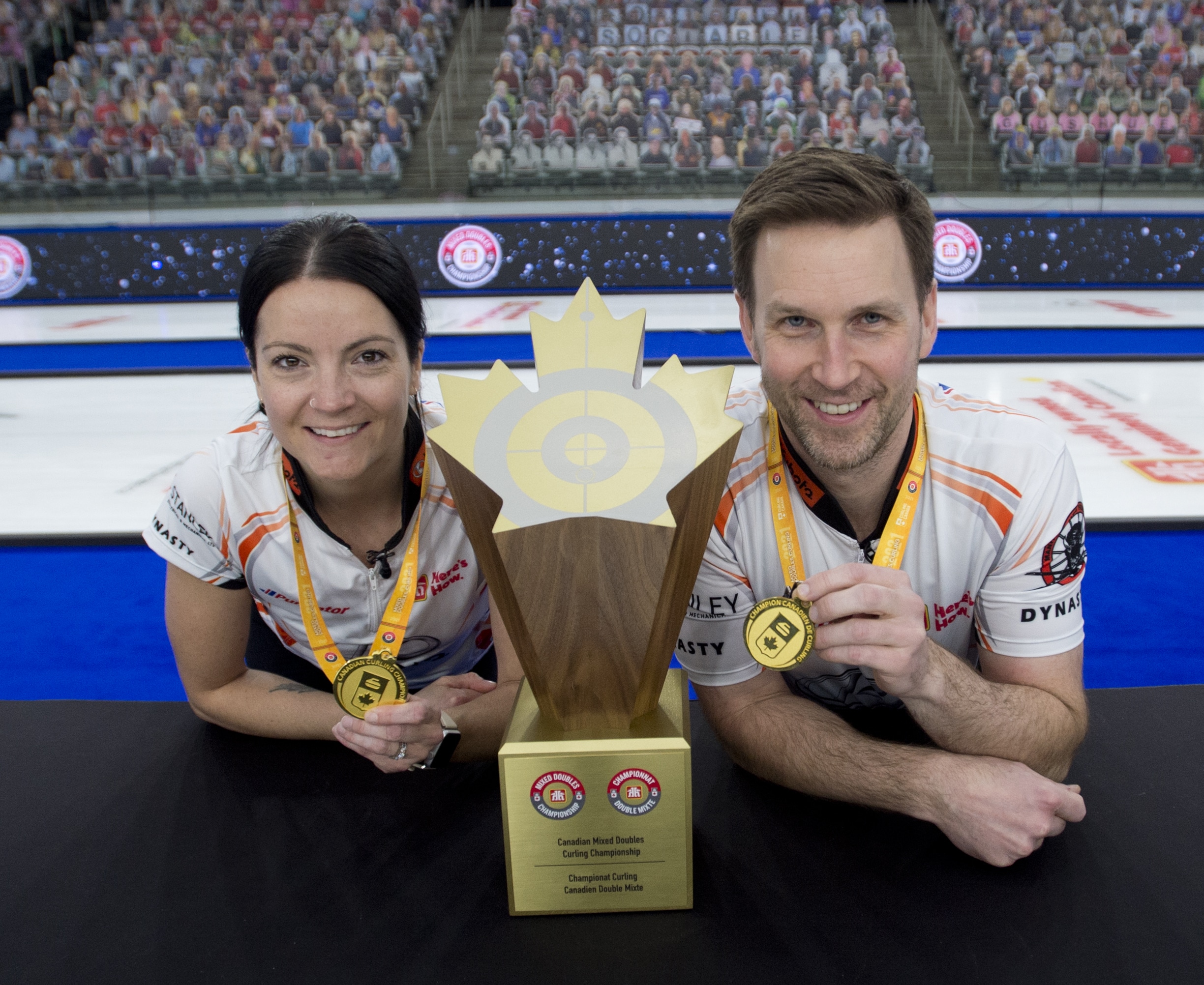 Photo of the 2020-21 Canadian women's curling team.