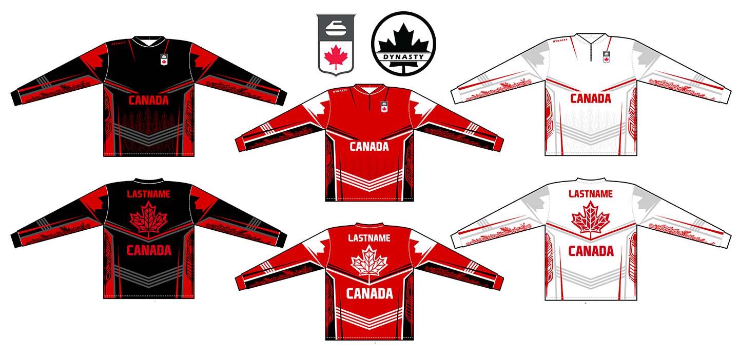 Curling Canada  Team Canada's uniforms!