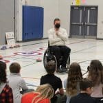 Wheelchair curling in schools!