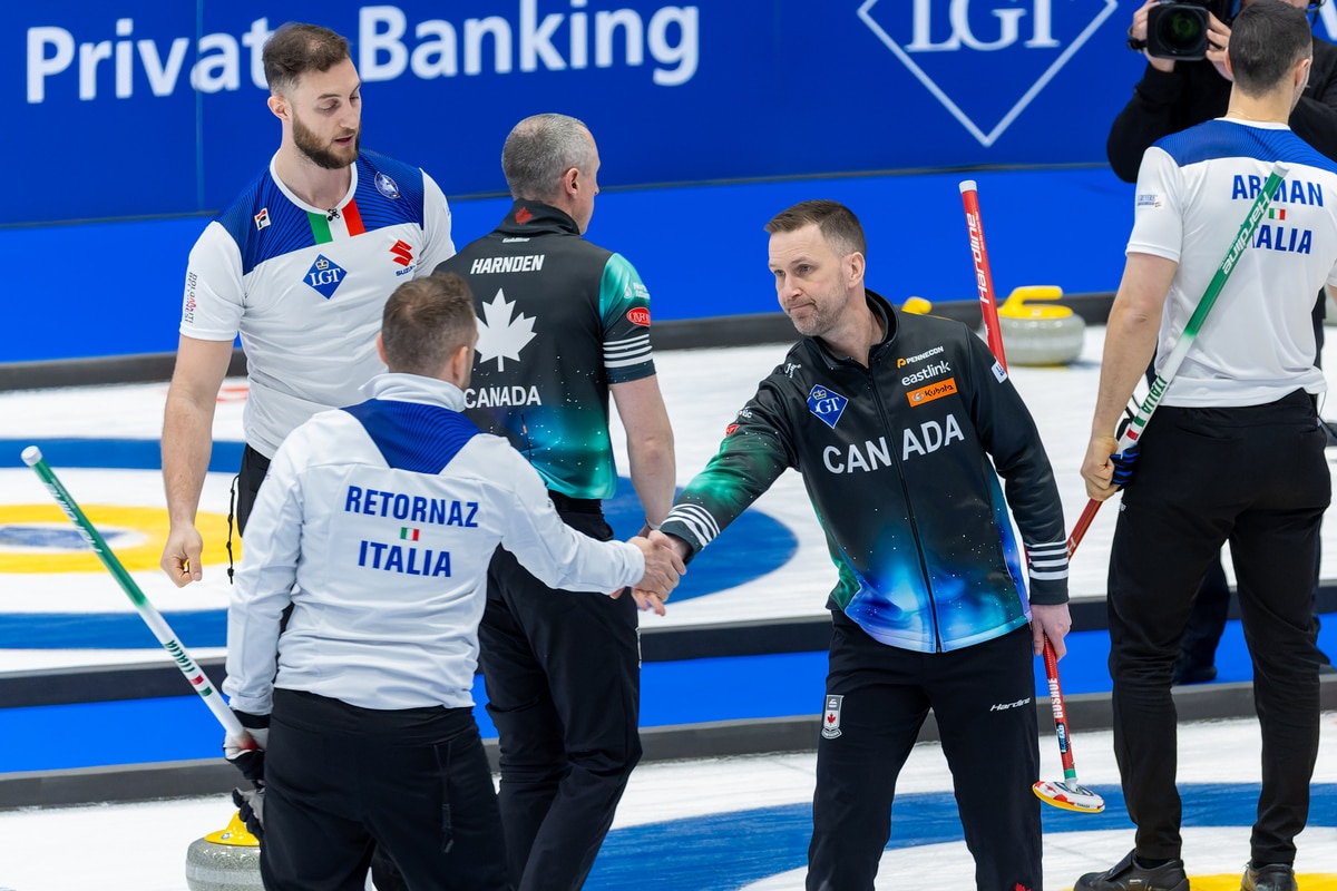 Curling canadese |  Pochi centimetri contro l'Italia