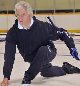 In addition to being a longtime player, George Cooke has been a passionate backer of the sport of curling. (Photo, courtesy George Cooke) 