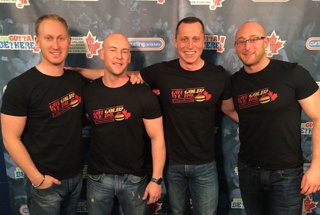 Thanks to the generosity of Canadian curlers who bought "Got Gold" T-shirts, 10 scholarships are now available (CCA Photo)