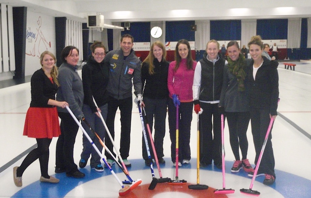 John Morris and his (two) teams after their game at The Glencoe Club (Photo courtesy The Glencoe Club)