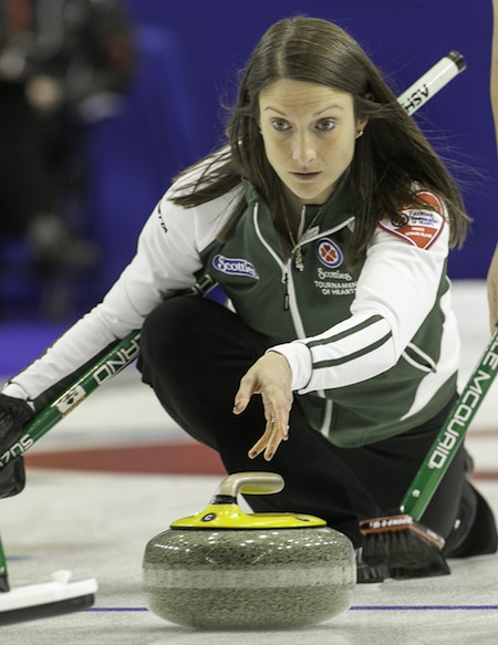 Île-du-Prince-Édouard sauter Suzanne Gaudet a ramassé une victoire cruciale mardi. (Photo, ACC / Andrew Klaver)