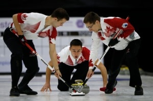 Kyle Kurz, Brendan Wilson, Lucas Van Den Bosch (Photo WCF/Richard Gray)