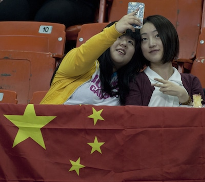2015, Halifax N.S. Ford Men's World Curling Championship. China Fans, Curling Canada/michael burns photo