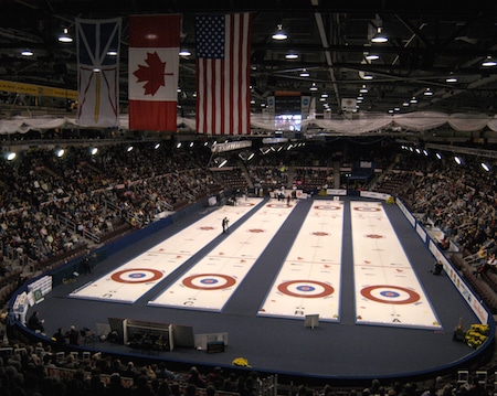 Mile One Centre a accueilli le Tournoi des Coeurs Scotties 2005.