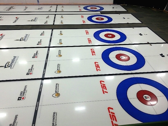 La glace est en place au Complexe Stratford Rotary pour les Juniors canadiens de 2016, présentés par Egg Farmers of Ontario.