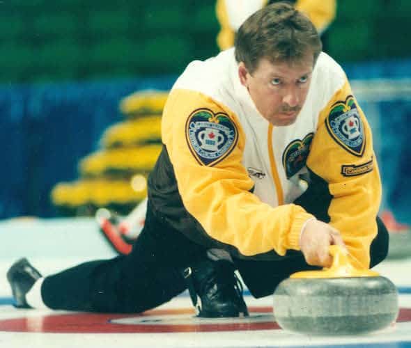 Vic Peters represented Manitoba at three Briers, winning in 1992. (Photo, Curling Canada/Michael Burns)