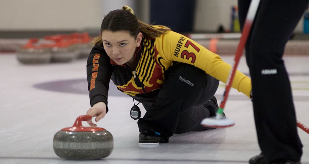 Guelph skip Jestyn Murphy (photo by Ken Reid)