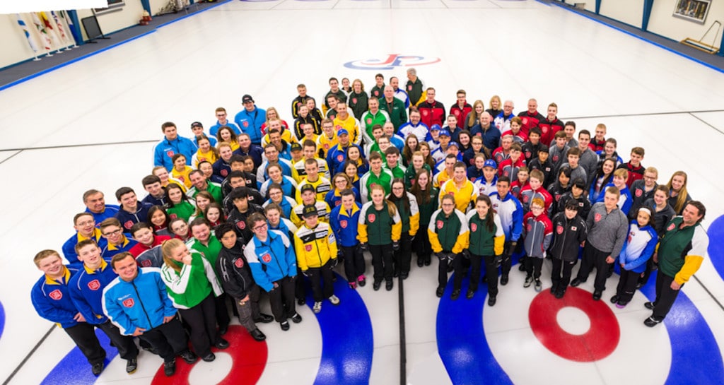 2016 Optimist International Under-18 Curling Championship participants (Detour Photography)