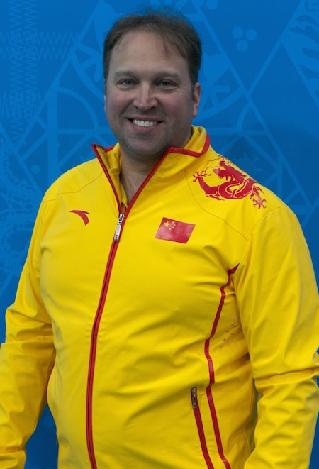 Marcel Rocque will be guiding the Chinese national men's team again at the 2018 Winter Olympics. (Photo, World Curling Federation/Richard Gray)