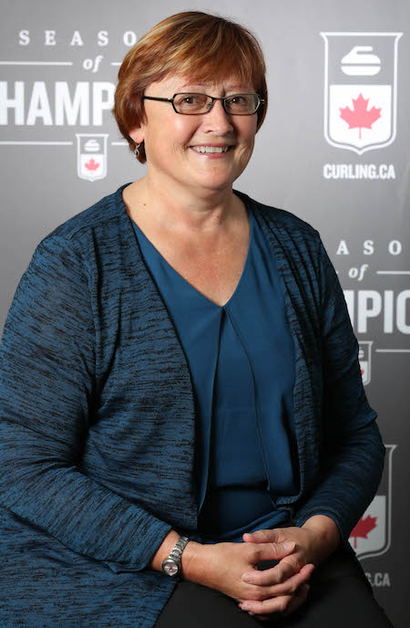 Pat Ray leaves Curling Canada with the admiration of all of her colleagues. (Photo, Curling Canada/Neil Valois)