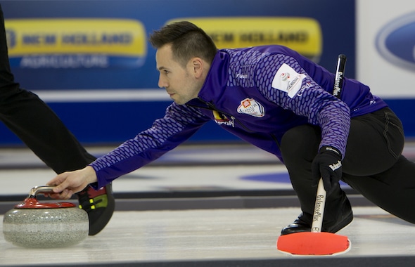 John Epping's victory this past weekend in Cookstown, Ont., landed his team in top spot in the Canadian Team Ranking System. (Photo, Curling Canada/Michael Burns)