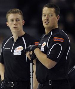 Marc Kennedy and Ben Hebert at the 2009 Tim Hortons Roar of the Rings (Photo: CCA/Michael Burns Photography)