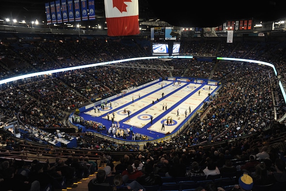 Fans have always packed Rexall Place for curling events over the years. (Photo, Curling Canada/Michael Burns)