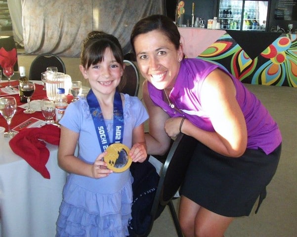 Riley Puhl with Jill Officer (CCA Photo)