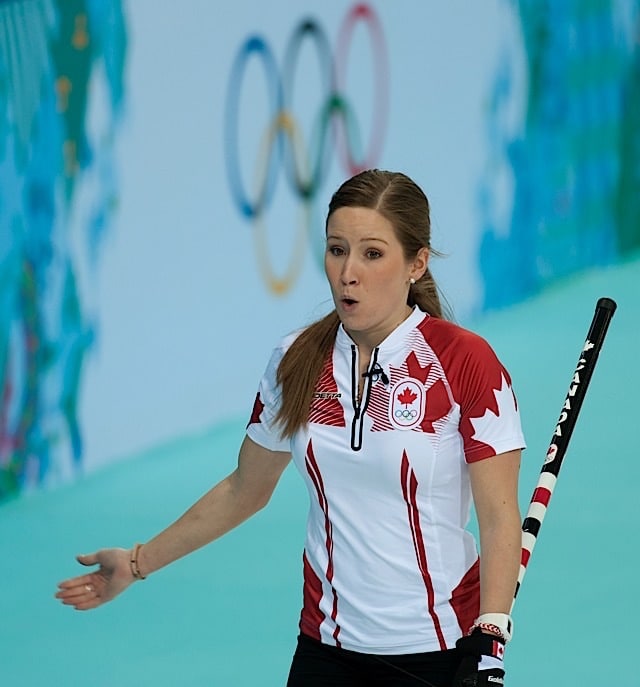 Sochi Ru.Feb10-2014.Winter Olympic Games.Team Canada,third Kaitlyn Lawes.WCF/CCA/michael burns photo