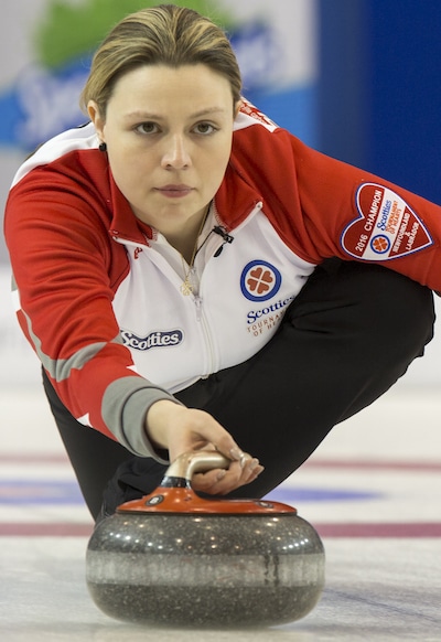 Newfoundland/Labrador skip Stacie Curtis enjoyed a two-win day on Wednesday. (Photo, Curling Canada/Andrew Klaver)